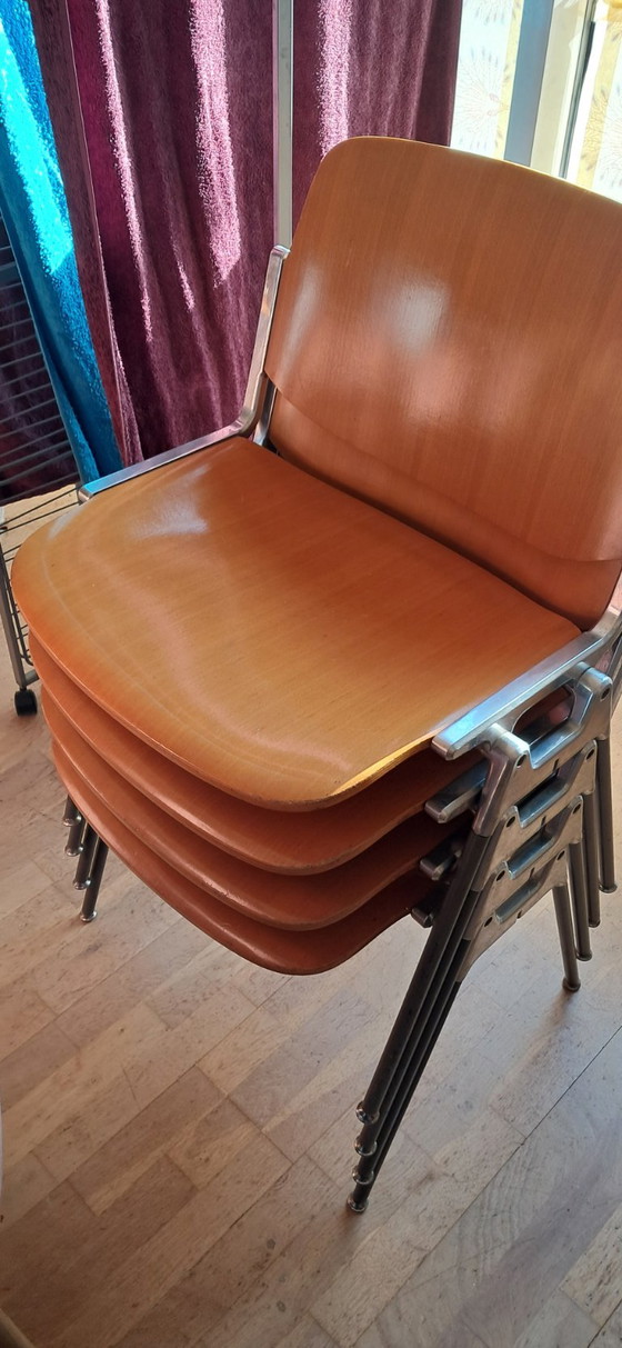 Chaises en bois Castelli d'occasion jsc 87/9, Chaises de salle à manger, Beige (photo 2 sur 5)
