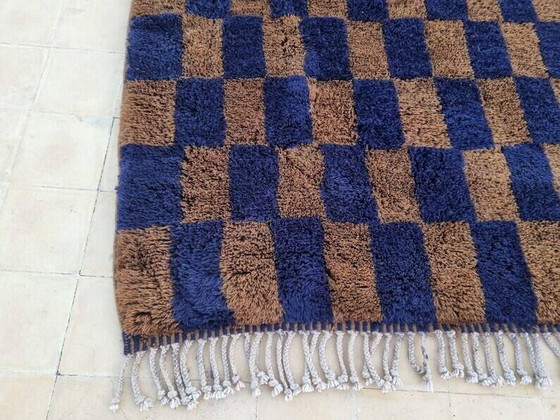 Marokkaans Berber vloerkleed gedecoreerd 300cmx150cm – Vloerkleden en tapijten, Wool, Bohemian (photo 3 of 7)