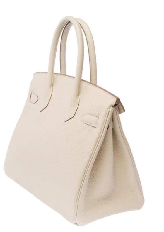 Image 1 of Sac HERMES Birkin 30 en Cuir Blanc - 103472