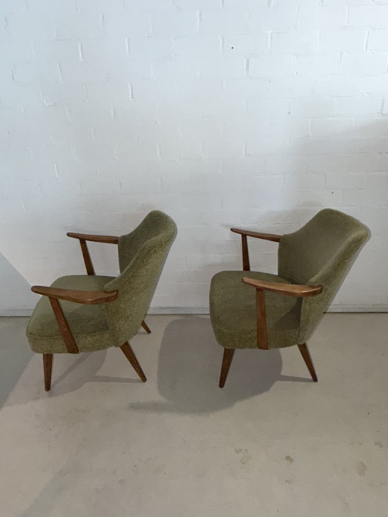 Fauteuils vintage – Wood, Textile (photo 7 of 13)