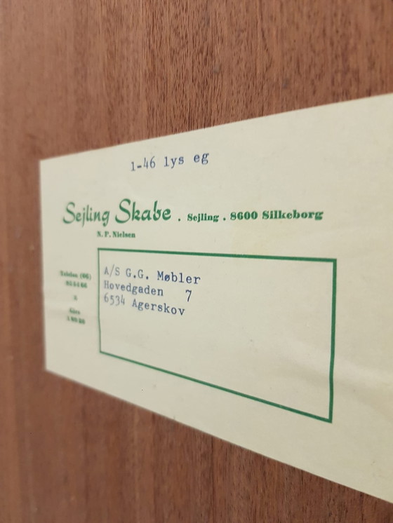 Image 1 of 2 Librerie d'epoca in rovere impiallacciato danese