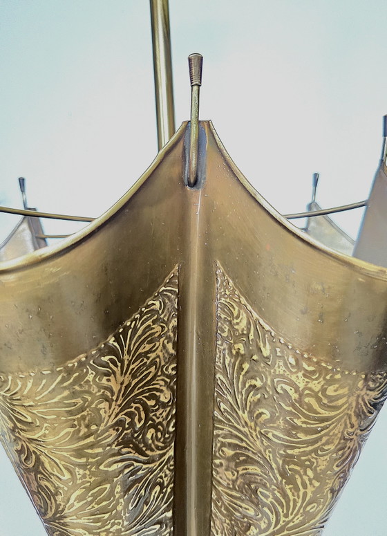 Porte-parapluie vintage en laiton avec détails gravés – Brass (photo 4 of 10)