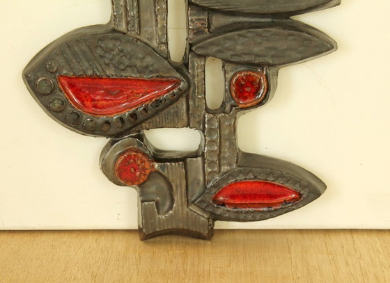 Image 1 of Vintage Perignem wall ceramics – Paul Vermeire – Brutalist ceramics 1960s