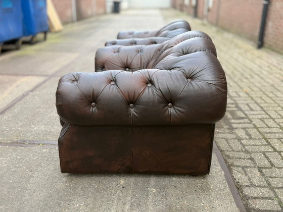 Image 1 of Twee Chesterfield fauteuils Westminster