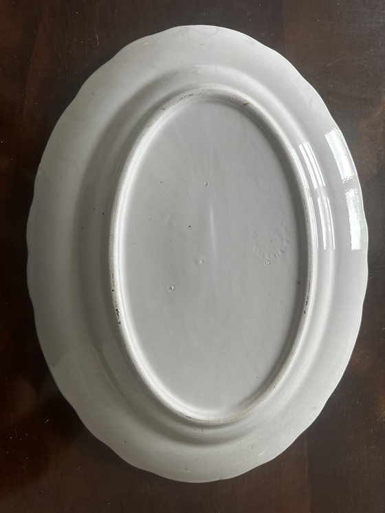 Image 1 of Plat à Poisson Vintage en Céramique " Ceramica Castellana " 36/27 cm