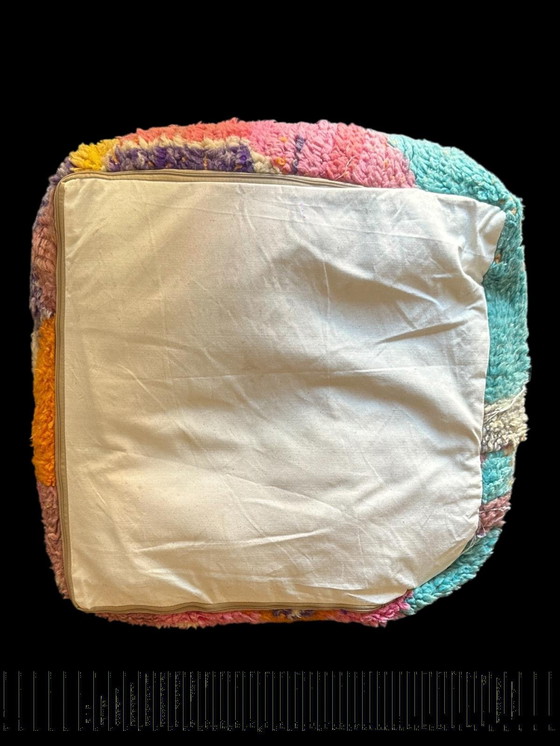 Image 1 of Moroccan wool floor cushion 60 x 60 x 25 cm 