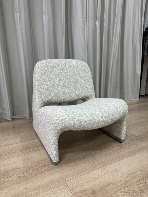 ‘Alky’ Lounge Chairs in stijl van Giancarlo Piretti | Reupholstered