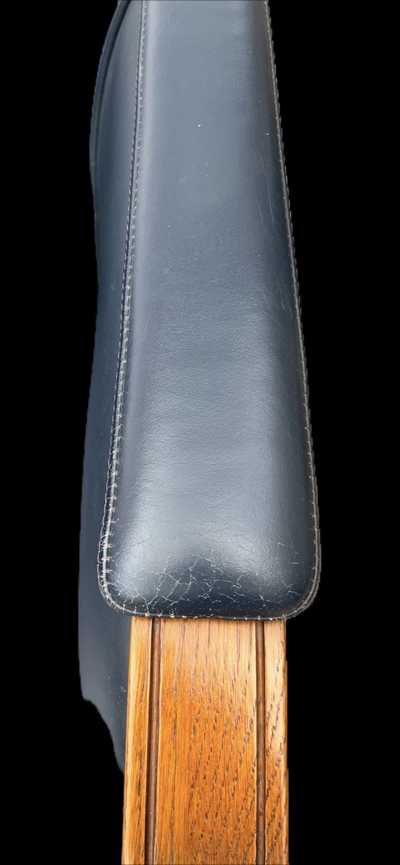 Image 1 of Jugendstil leder fauteuil 