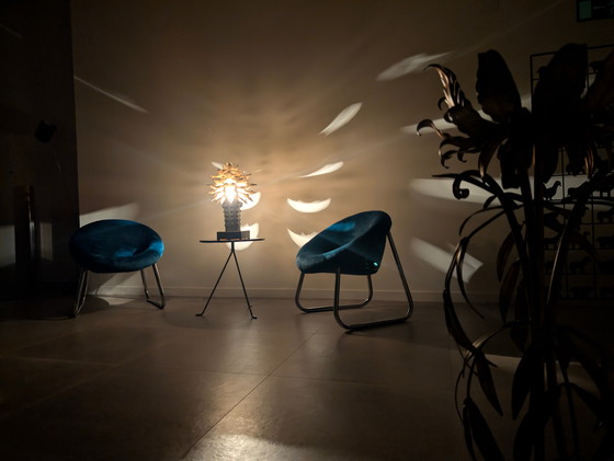 Image 1 of Lichtsculptuur van geglazuurd keramiek door Birthe Aksby, Denemarken, jaren 1970