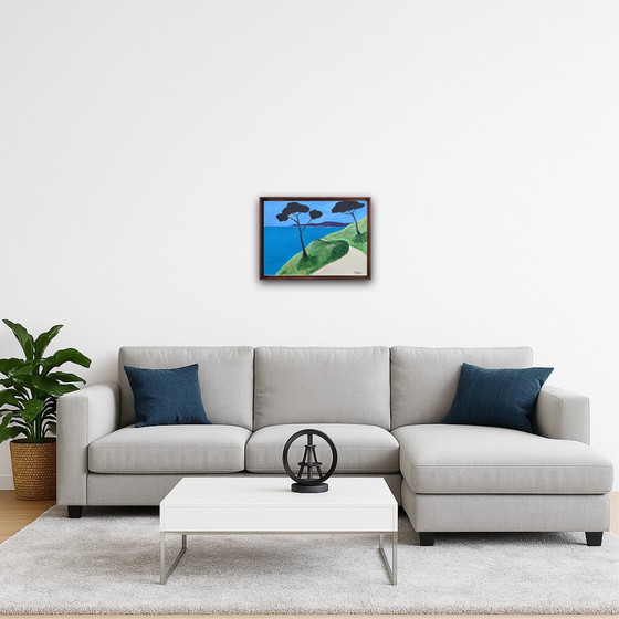 Image 1 of El Sendero Costero. Acrílico de Frédéric Cadiou 