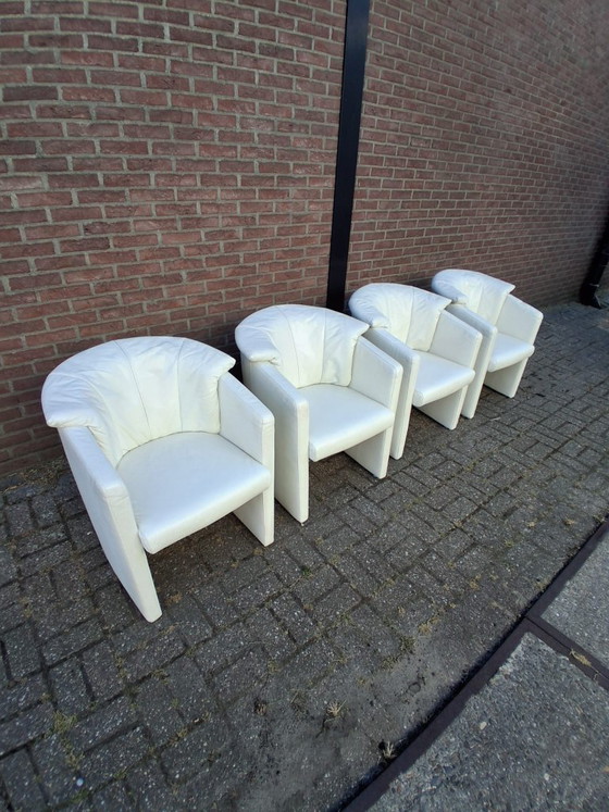 Poltrone da sala da pranzo Rolf Benz, 4 pezzi – Sedie da pranzo, Leather, Modern (photo 9 of 10)