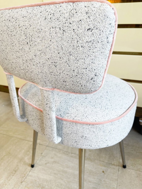 Vintage chair fully reupholstered – handcrafted restoration – Side chairs, Textile (photo 4 of 7)