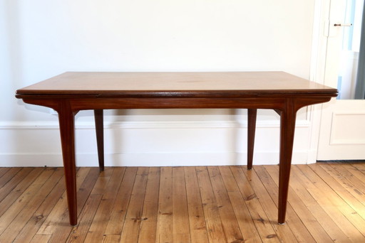 Scandinavian vintage teak dining table, 1960