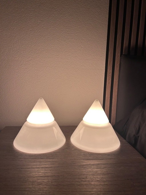 2x Raak Kilimanjaro Table Lamp - Vintage