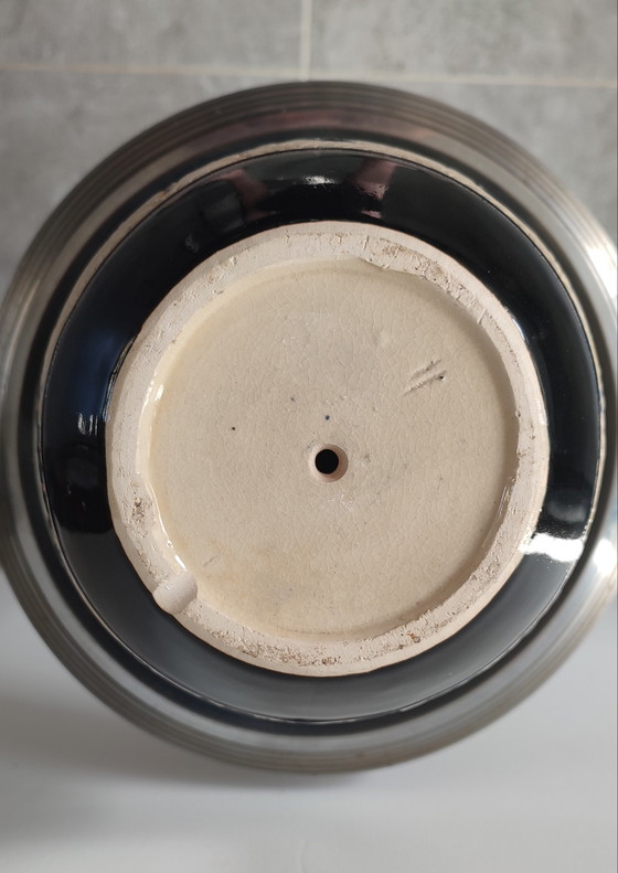 Image 1 of Vintage "Dong Tam" lamp base, Vietnamese ceramic