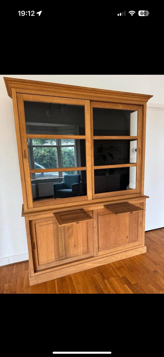 Image 1 of Vetrina in rovere in perfette condizioni Wiechers Wonen