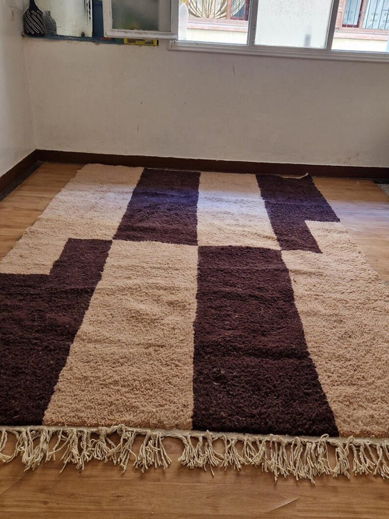 Groot traditioneel handgemaakt vloerkleed van puur wol, 3/4 meter – Alberto Bazzani, Vloerkleden en tapijten (photo 4 of 7)