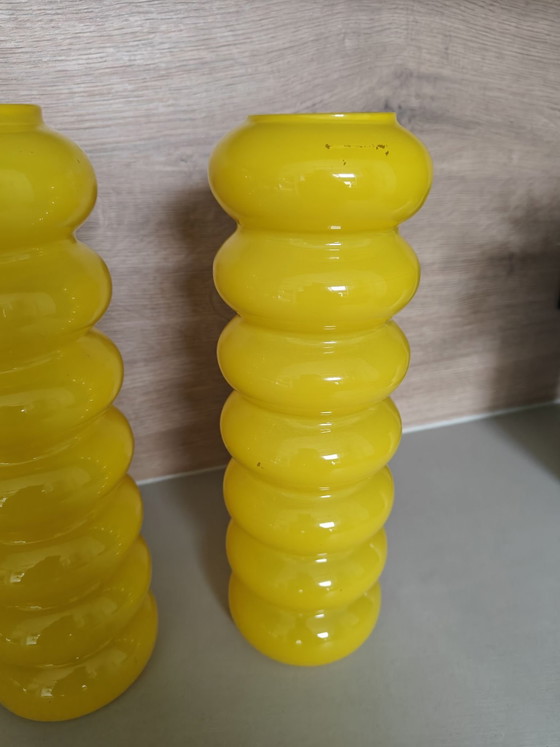 Vasi IKEA Solstråle - Design di Anne Nilsson, Vetro, Giallo (foto 5 di 7)