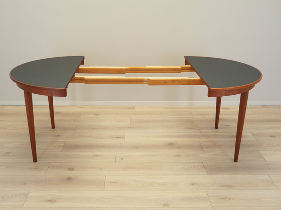 Image 1 of Runder Teakholztisch, Dänisches Design, 1970er Jahre, Produktion: Dänemark