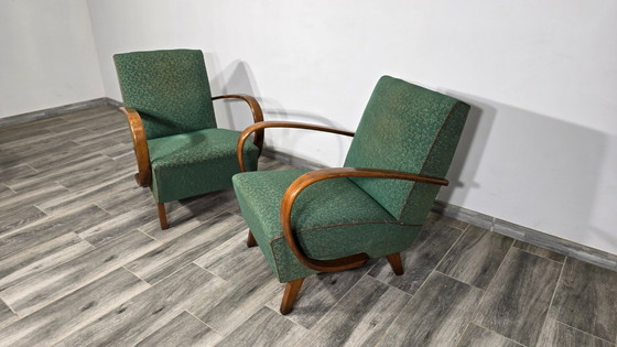Image 1 of Ensemble de fauteuils vintage par Jindrich Halabala