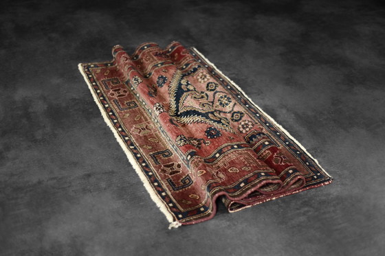 Image 1 of Handgewebter orientalischer Hamadan-Kamse-Teppich, 1960er Jahre