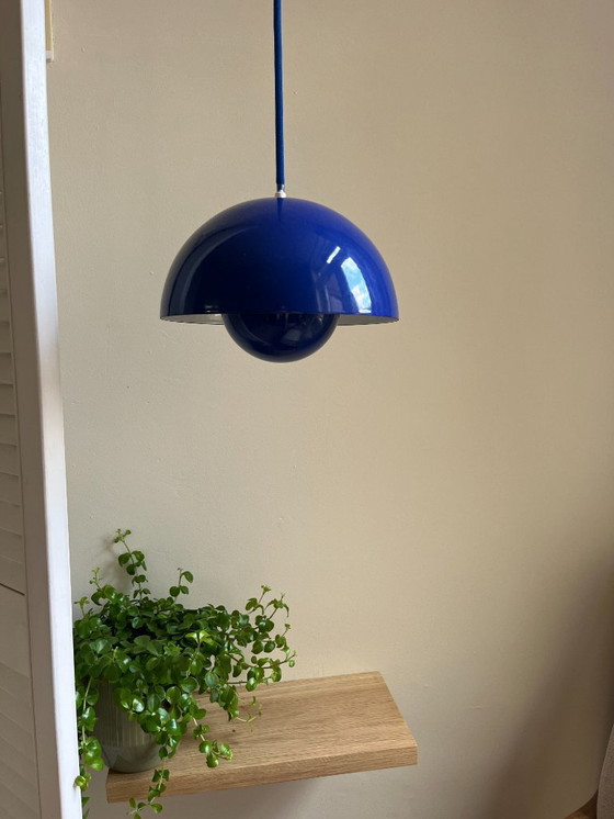 Image 1 of Vaso da fiori vintage Louis Poulsen 2x - Verner Panton - VP1