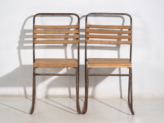 Sillas de jardín antiguas (c.1920). Juego de 4 piezas #2 – Wood, Iron (photo 22 of 40)