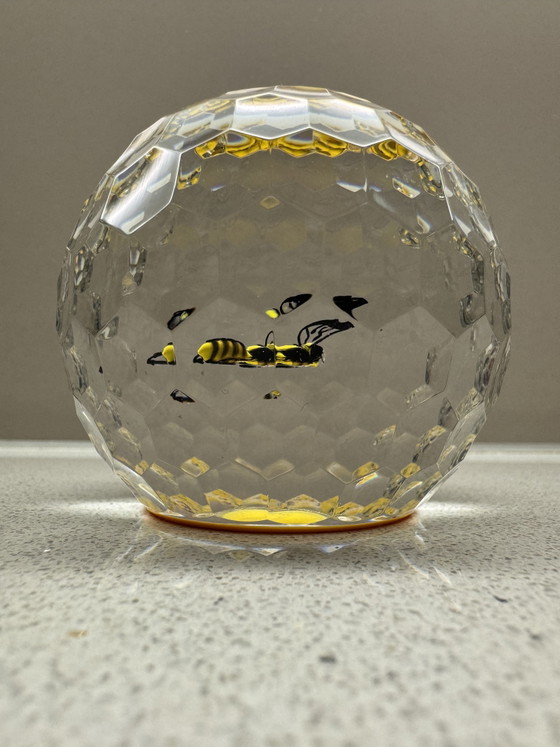 Image 1 of Saint-Louis - Exclusive Crystal Paperweight "Nid d'Abeilles" - Limited Edition (28/150) - 1996