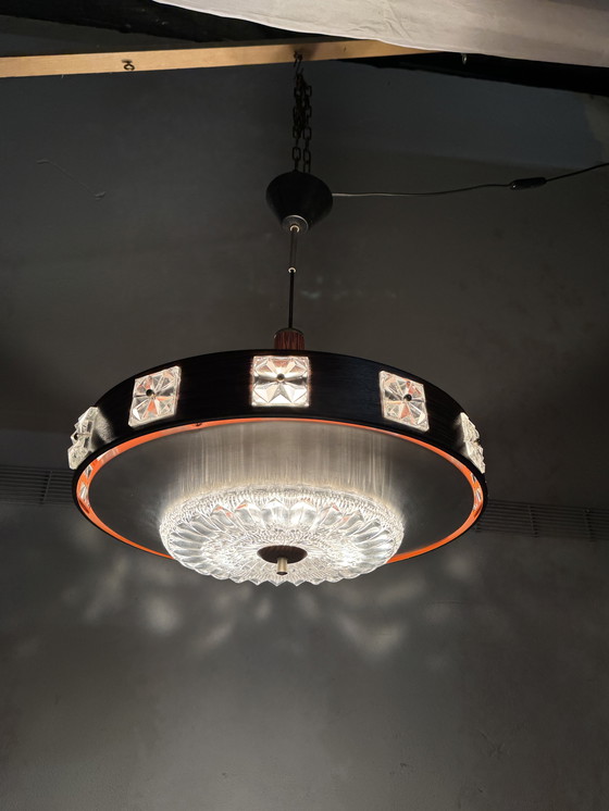 Image 1 of Lámpara colgante OVNI de estilo espacial de mediados de siglo XX (años 60)