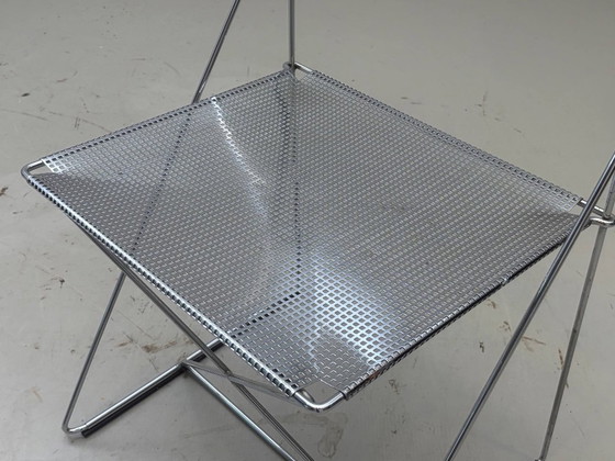 X-Line stoelen van Niels Jørgen Haugesen, jaren 70 – Kuipstoelen, Metal (photo 7 of 14)