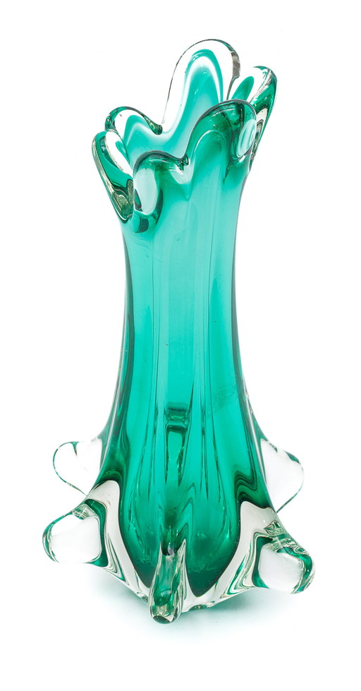 Vase Murano "Chambord" Vert