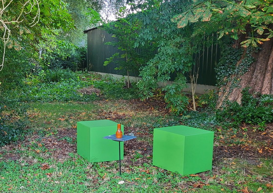 Image 1 of Puf cúbico o mesas auxiliares