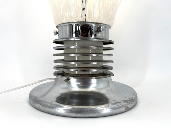 Image 1 of Lampe de table vintage "ampoule" par Mazzega, 1970