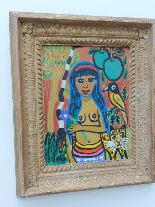 Painting on wood