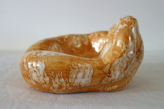 Image 1 of Vassoio portagioie in ceramica smaltata degli anni '70