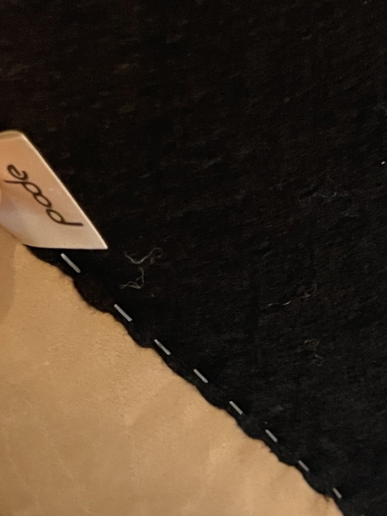 Image 1 of Fauteuil Pode Tresto en magnifique cuir naturel Neron