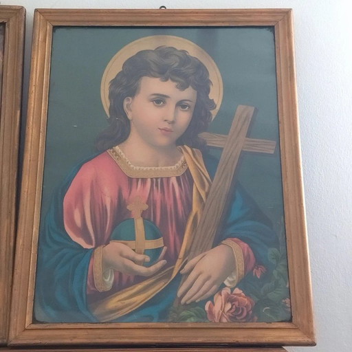 Antique religious frame