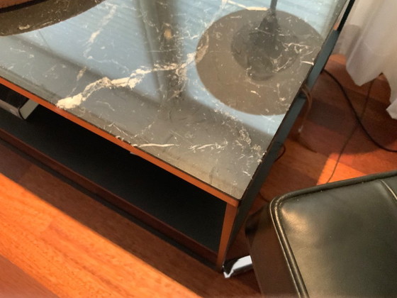 Minotti Site table Calder, Beistelltische, Marmor, Metall, Schwarz (Foto 5 von 5)