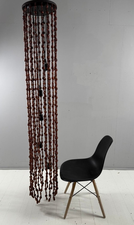 Image 1 of Große Hängeleuchte/Kaskadenleuchte von Temde, Modell: 887, Schweiz, 1960er Jahre