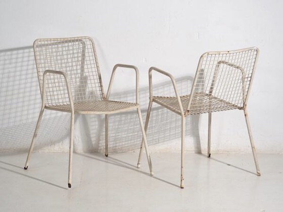 Antique outdoor chairs with armrests (c.1920). Set of 4 pieces #4 – Garden chairs, Iron (photo 27 of 40)