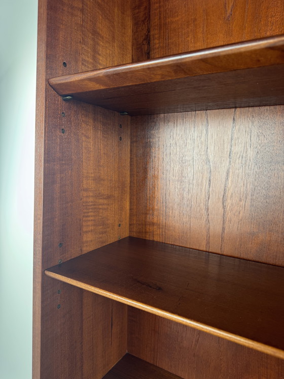 Image 1 of Johannes Sorth for Nexø Møbelfabrik Bornholm Bookcase with Writing Desk