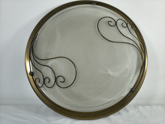 Image 1 of Lampe de plafond vintage Massive Belgium