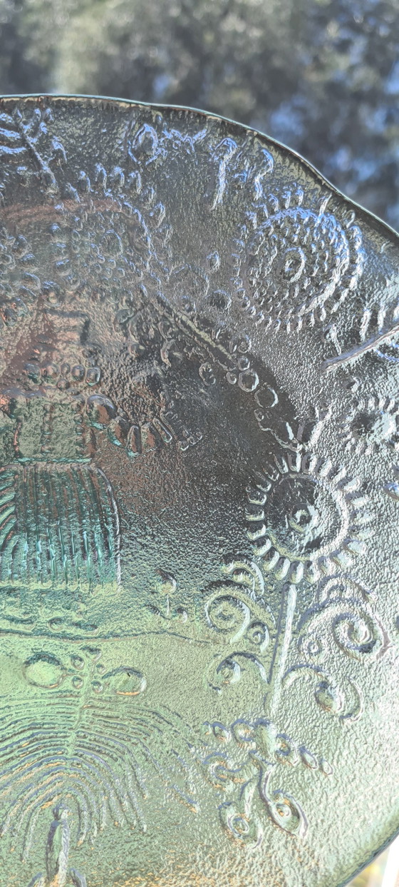 Ciotola in vetro Kosta Boda, design Dalom di Göran Wärff, ciotola vintage svedese in vetro artistico anni (photo 5 of 14)