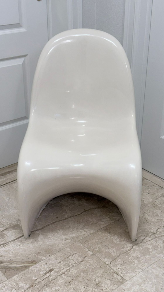 Image 1 of 3 Herman Miller Panton stoelen in glans Fehlbaum production (voor stichting Vitra) - 3 originele stoelen uit de jaren 70