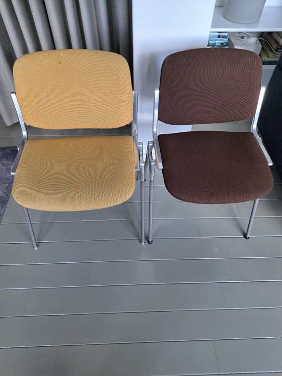 2 X Castelli DSC106 Stoelen – Eetkamerstoelen, Textile, Aluminium (photo 2 of 19)
