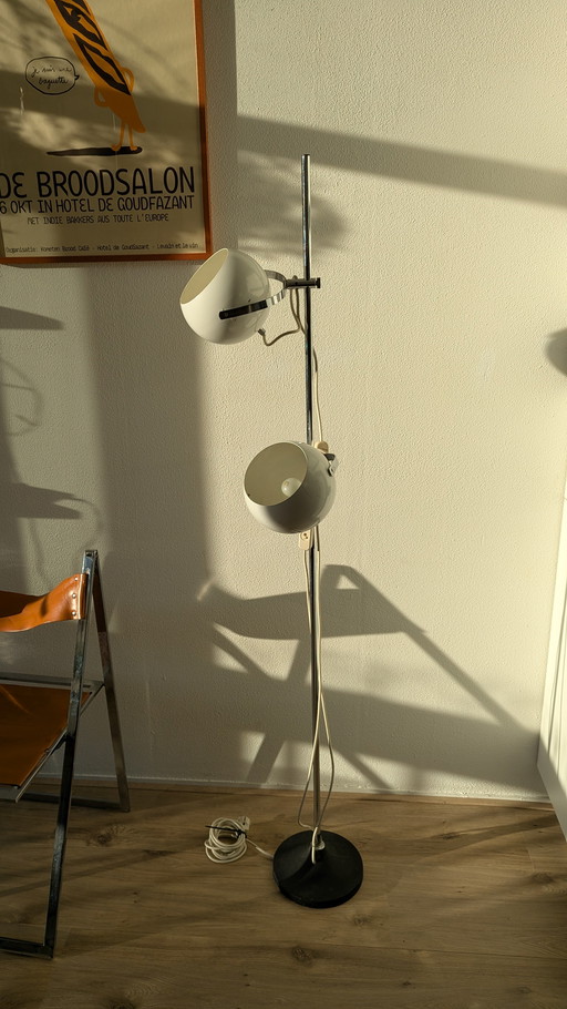 HERDA Oogbol Vloerlamp – jaren 70 - vloerlamp