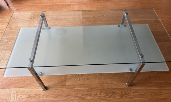 Image 1 of table basse en verre