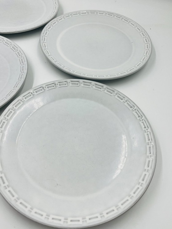 Image 1 of Set di 4 piatti piani in ceramica Karl Leutner Epsilon