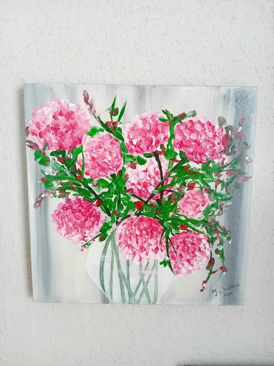 Image 1 of Flowers in Vase Painting (5)