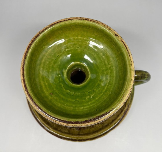 Image 1 of Candelabro Bitossi 'Rimini Verde' de Aldo Londi, años 60